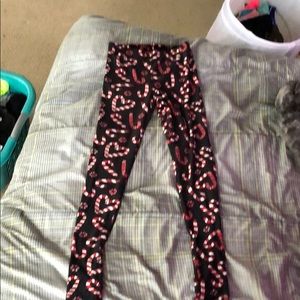 Candy cane Xmas pants.